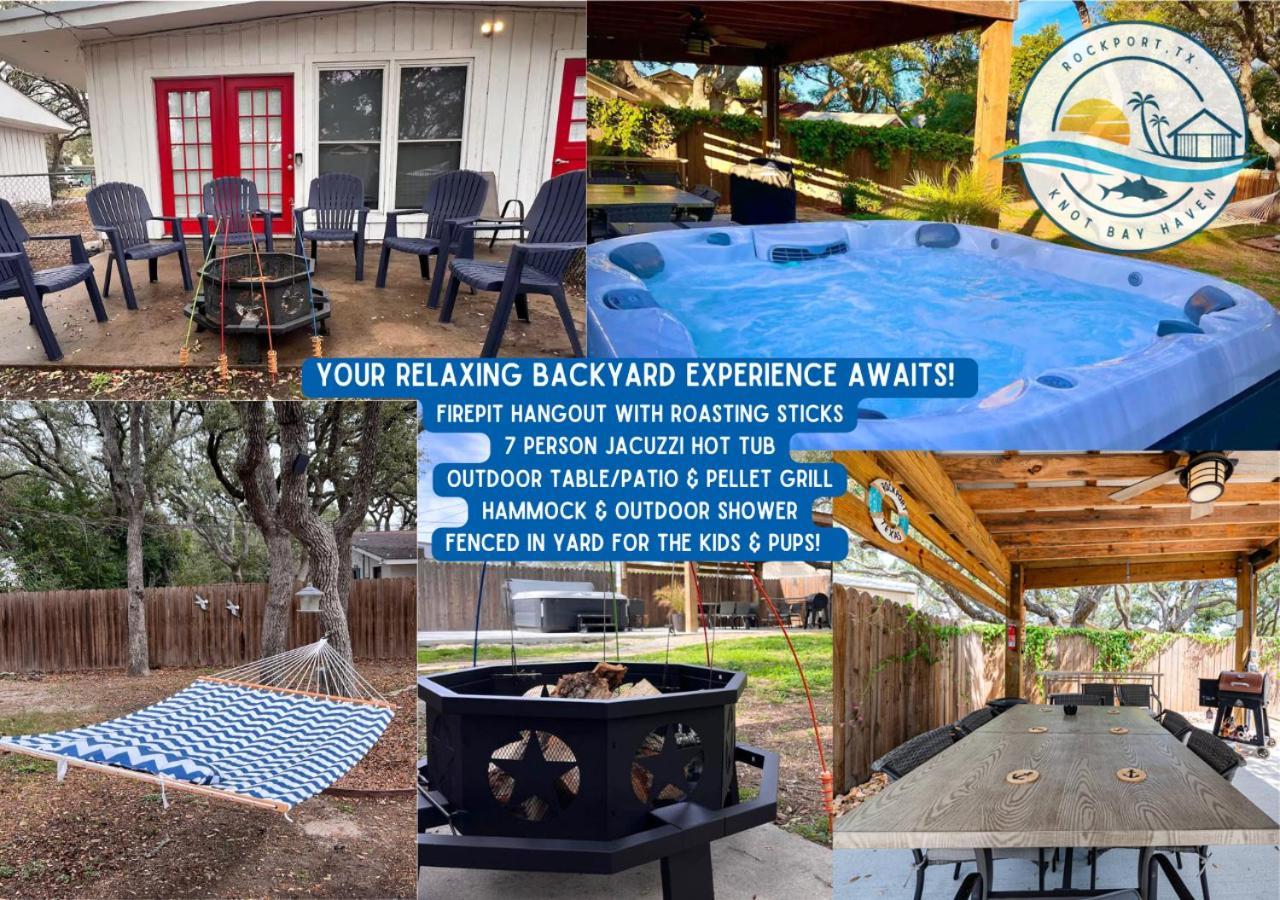 Villa Knot Bay Haven, Dog Friendly, Hot Tub, Fenced Yard, Patio And Grill, 3 Br à Rockport Extérieur photo